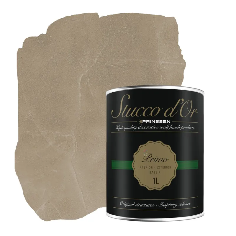 Koopje Stucco d'Or Primo Wood Brown Betonlookverf Primer - 1 liter