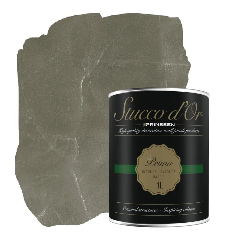 Populair Stucco d'Or Primo Smokey Brown Betonlookverf Primer - 1 liter