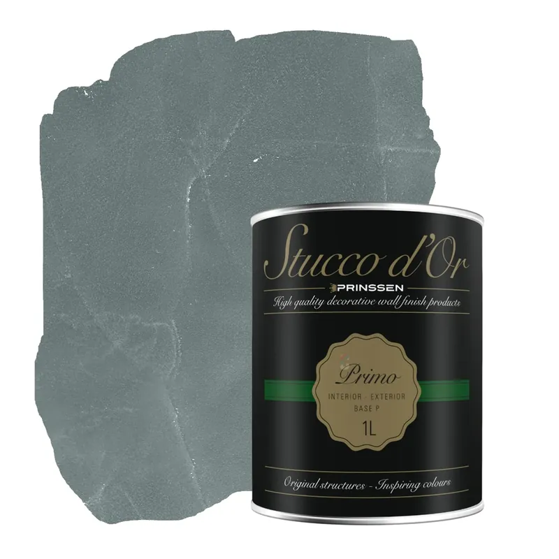 Stucco d'Or Primo Steel Grey Betonlookverf Primer - 1 liter Betrouwbaar