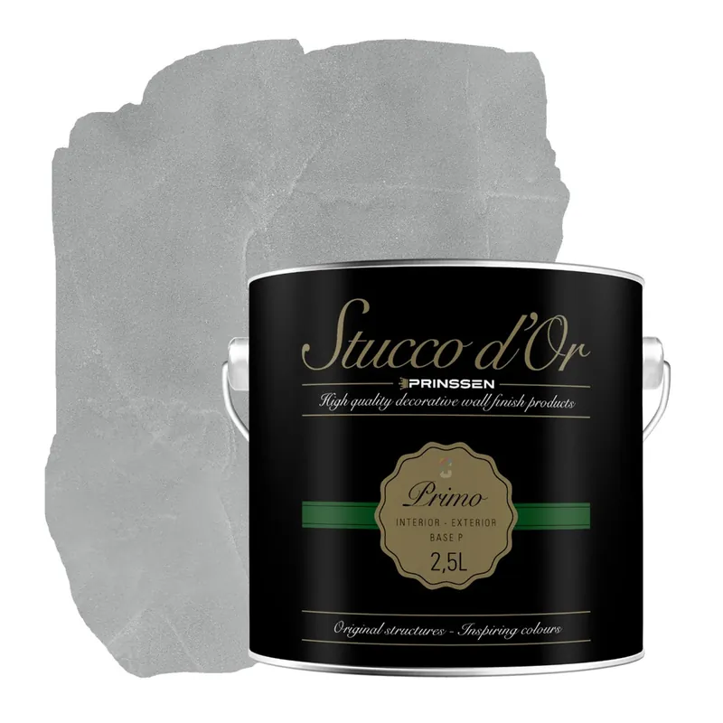 Stucco d'Or Primo Concrete Grey Betonlookverf - 2,5 liter Nieuw