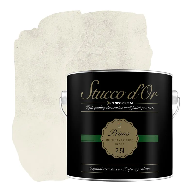 Stucco d'Or Primo Creamy White Betonlookverf - 2,5 liter Flitsaanbieding