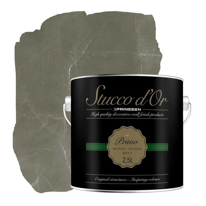 Laatste Versie Stucco d'Or Primo Smokey Brown Betonlookverf - 2,5 liter