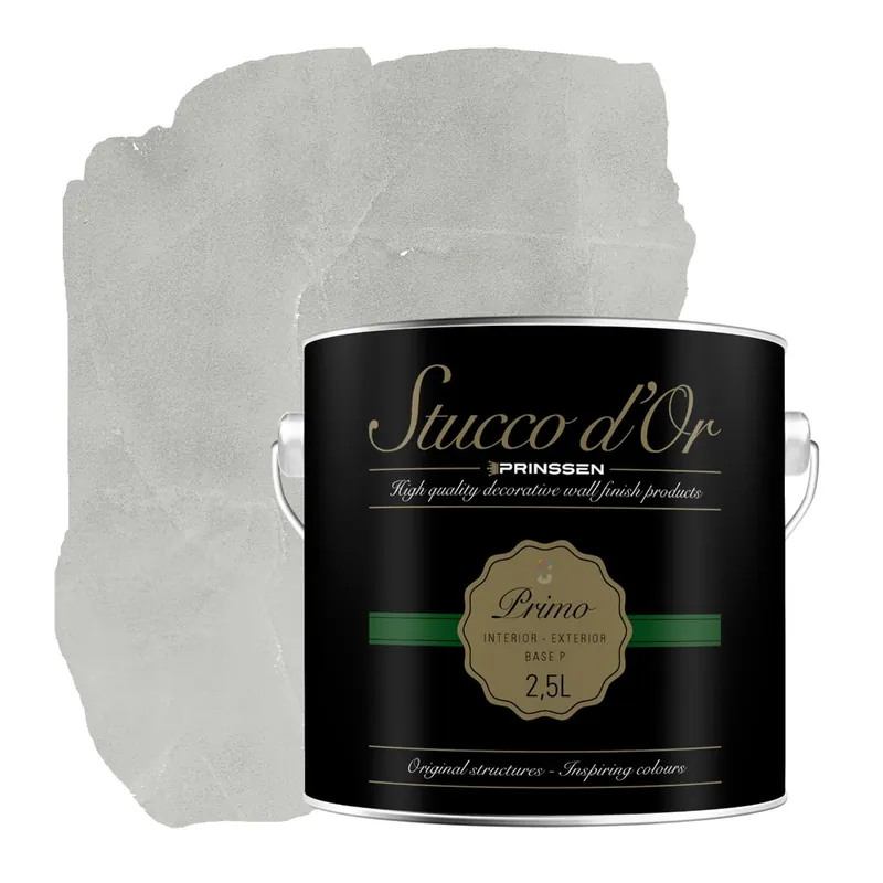 Direct Beschikbaar Stucco d'Or Primo Loft Cloudy Grey Betonlookverf - 2,5 liter