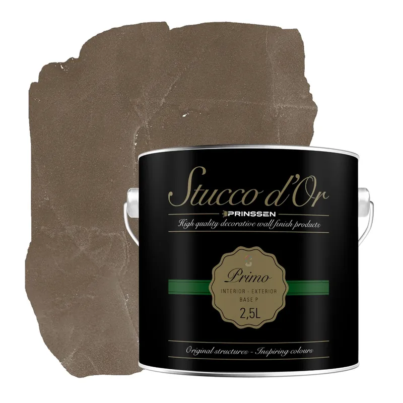 Stucco d'Or Primo Natural Cacao Brown Betonlookverf - 2,5 liter Betaalbaar