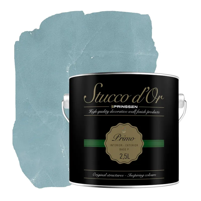 Goedkoop Stucco d'Or Primo Arctic Grey Betonlookverf - 2,5 liter