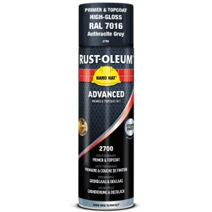 Laatste Kans Rust-Oleum Grondverf & Lak in 1 spuitbus ANTRACIET GRIJS - RAL7016