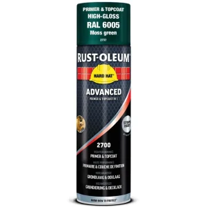 Gecertificeerd Rust-Oleum Grondverf & Lak in 1 spuitbus GROEN - RAL6005