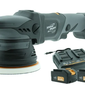 ShineMate EB351-5/15 Excentrische Accu Polijstmachine 125mm + 2 accu's & acculader Beperkt Aanbod