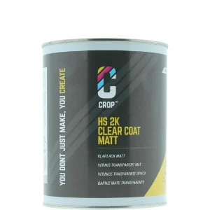CROP 2K Blanke Lak MAT - Blik 1 liter Finale Uitverkoop