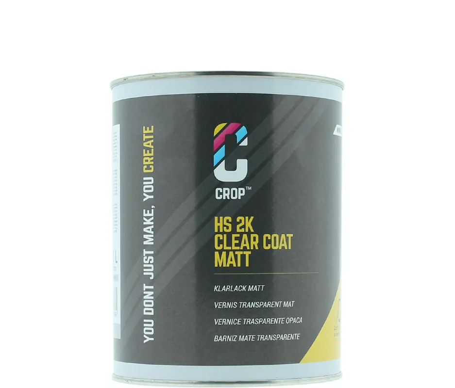 CROP 2K Blanke Lak MAT - Blik 1 liter Finale Uitverkoop