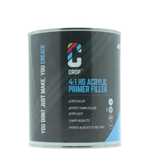 Uitverkoop CROP 2K HS Acryl Primer Filler GRIJS VS2 - Blik 1 liter