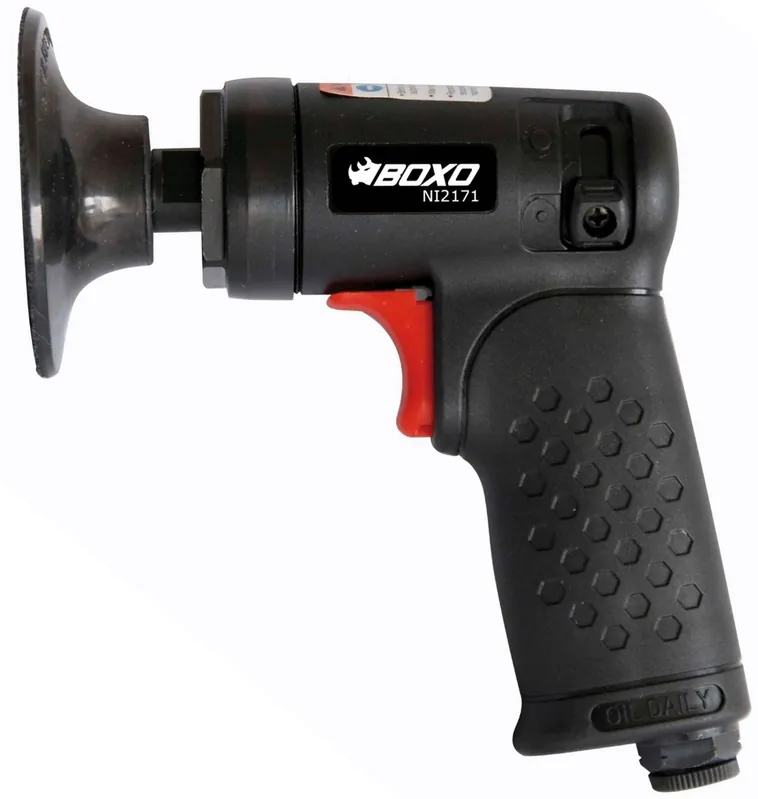 Gecertificeerd BOXO Mini Schuurmachine 75mm - Pneumatisch