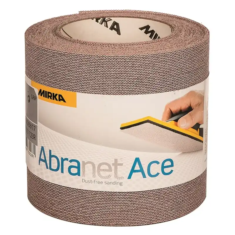 Flitsaanbieding MIRKA Abranet Schuurgaas op Rol 75mm x 10 meter