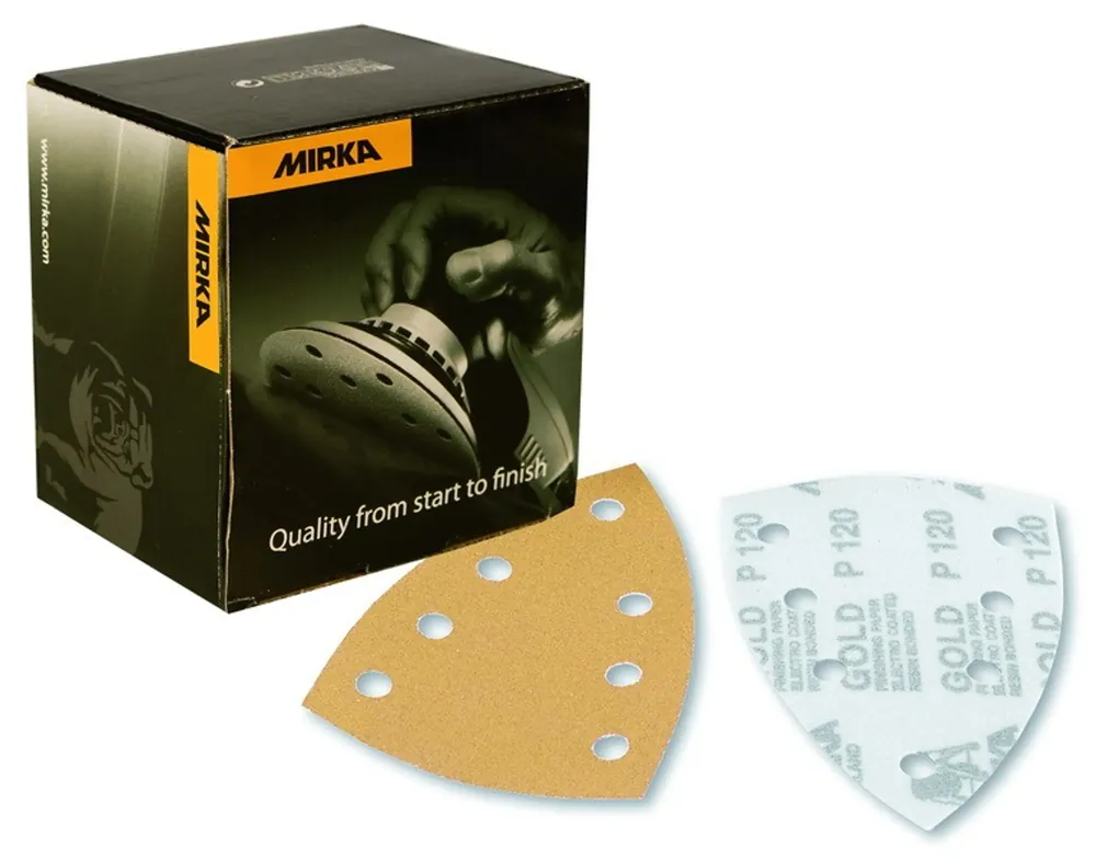 MIRKA Gold Delta Schuurpapier 100x152mm - 7 gaten Premium