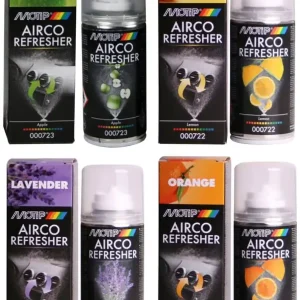 MoTip Car Care Black Airco Refresher in 150ml spuitbus Direct Verzonden