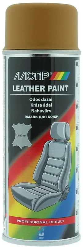 Bestseller MoTip Leerverf RAL8001 spuitbus 200ml