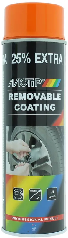 Aanbieding MoTip SprayPlast ORANJE spuitbus 500ml