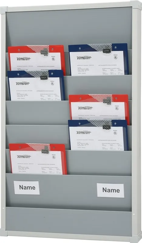 Werkorder planbord met 2 rijen en 6 sleuven Seizoensaanbieding