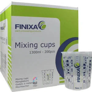 FINIXA Mengbekers 1300ml - 200 stuks Lage Kosten
