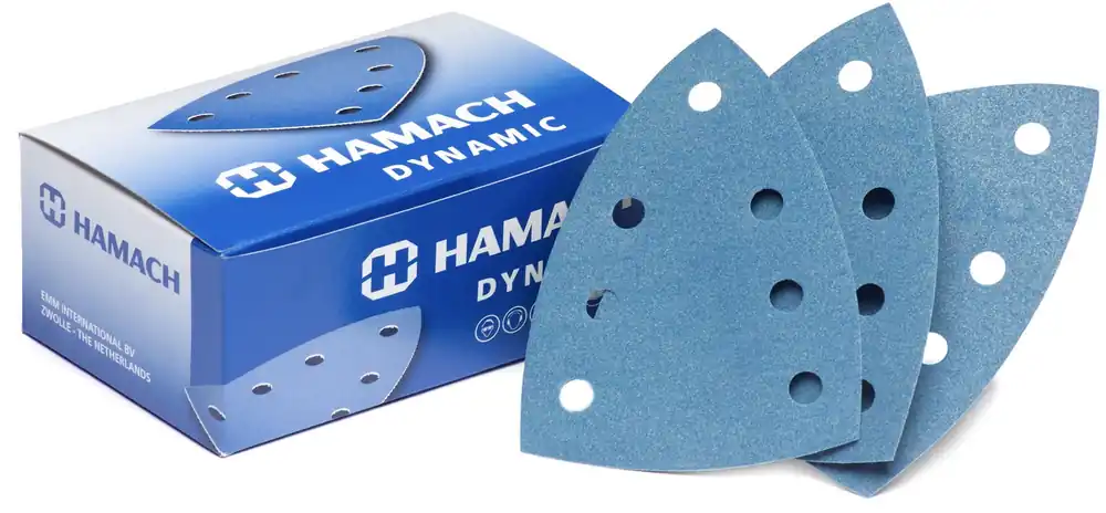 HAMACH Tackup Delta Schuurpapier 100x145mm met 7 gaten Lage Prijs