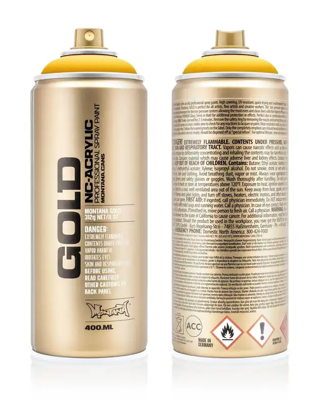 Seizoensaanbieding Montana GOLD G1220 Yellow Cab spuitbus 400ml