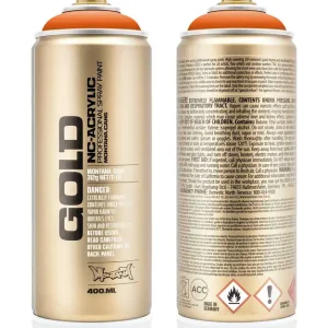 Merkproduct Montana GOLD G2080 Pure Orange spuitbus 400ml