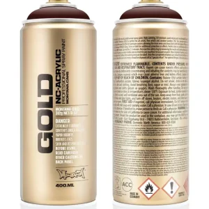 Favoriet Montana GOLD G3080 Black Red spuitbus 400ml
