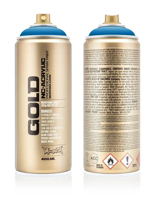 Direct Beschikbaar Montana GOLD G5060 Blue Magic spuitbus 400ml