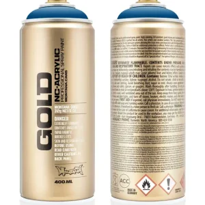 Betrouwbaar Montana GOLD G5075 Signal Blue spuitbus 400ml