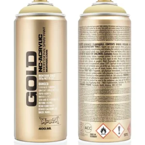 Montana GOLD G8010 Sahara Yellow spuitbus 400ml Weekendaanbieding
