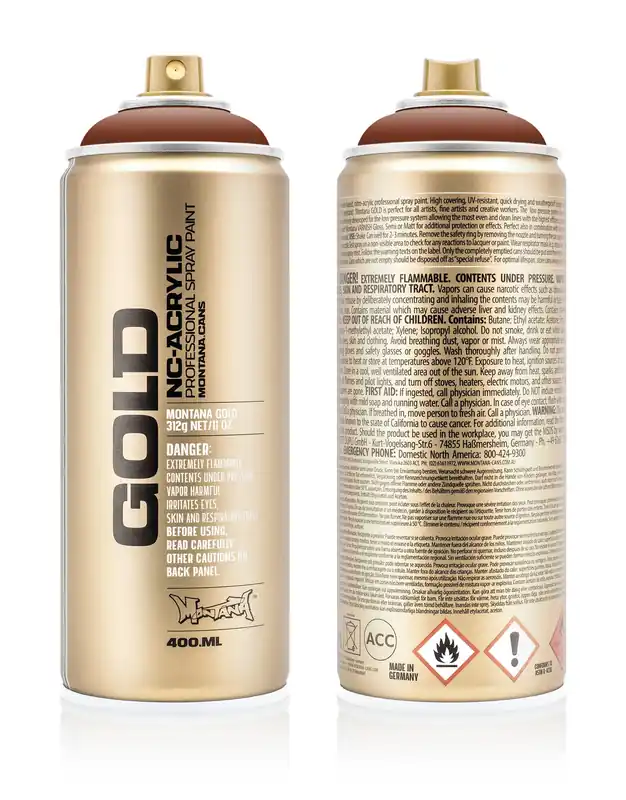 Montana GOLD G8100 Orange Brown spuitbus 400ml Bestseller