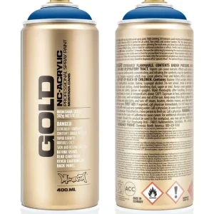 Montana GOLD S5010 Shock Blue spuitbus 400ml Express Levering