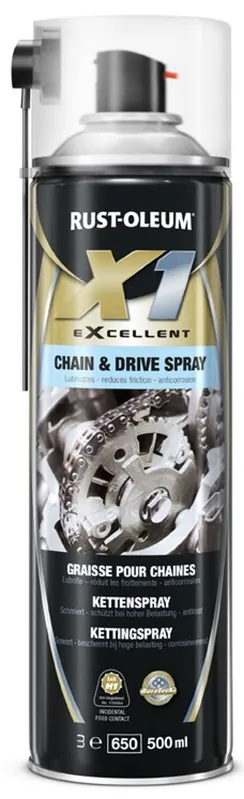 Veilige Betaling Rust-Oleum X1 Chain Drive Spray - Kettingspray