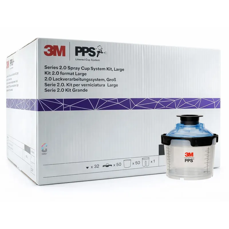3M 26114 PPS 2.0 Kit Mini 200ml - 200mu - 50 binnenbekers + deksels Nieuw