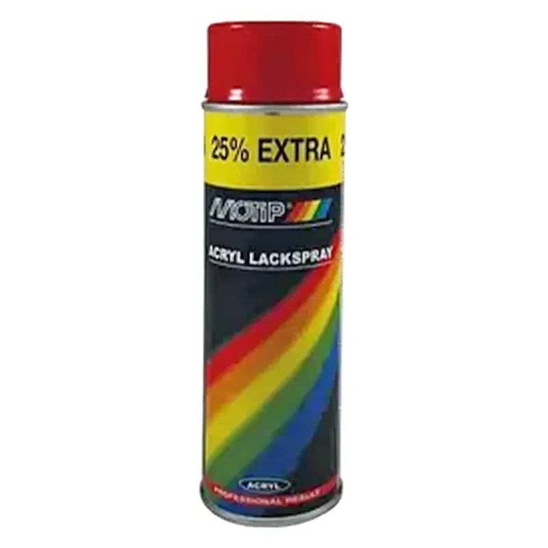 Koop Vandaag MoTip RAL 3000 Industrial Acryl lak spuitbus 500ml
