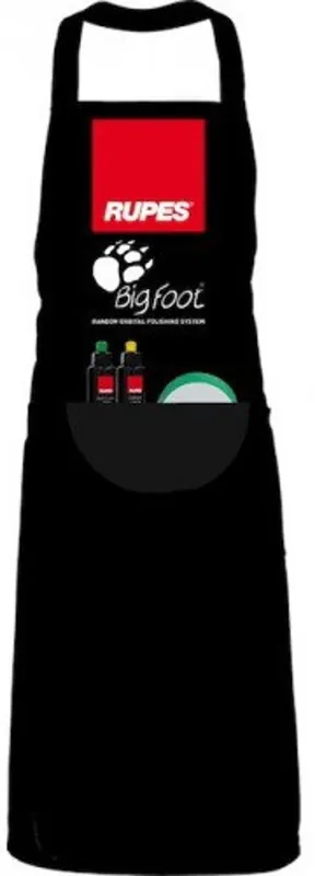 Laatste Versie RUPES BigFoot DETAILING APRON Schort Zwart
