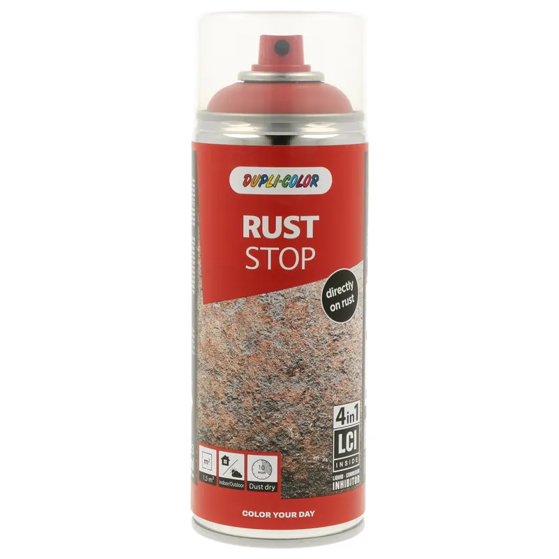 Op = Op DupliColor Rust Stop RAL3000 Spuitbus 400ml