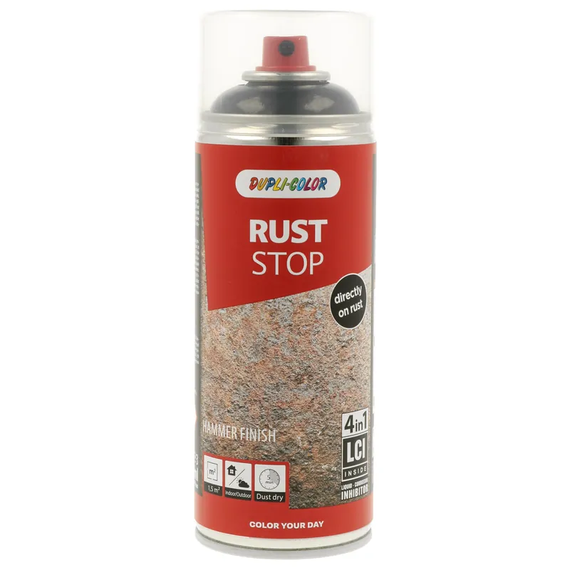 Gratis Retour DupliColor Rust Stop Antraciet Spuitbus 400ml