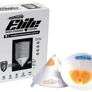 GERSON Elite Nylon Verfzeefjes 260 micron - Medium Grof Oranje - 125 stuks Seizoensaanbieding