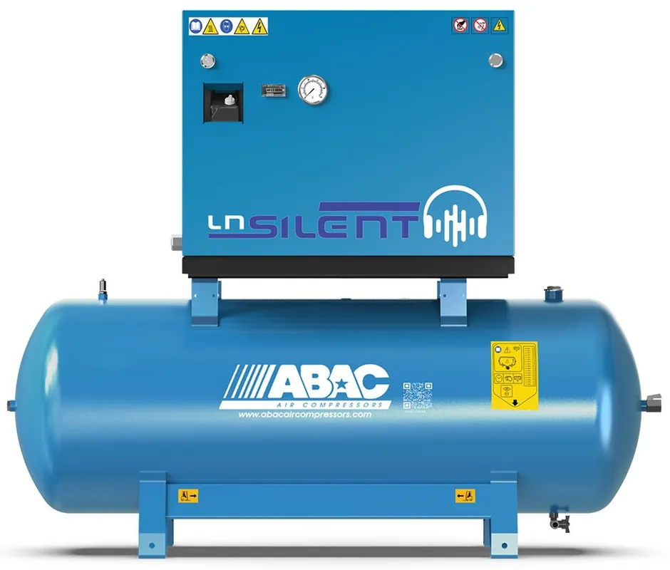 Speciale Aanbieding ABAC LN1 A39B 100 M3 DOL Stille Compressor 100 liter - 10 bar