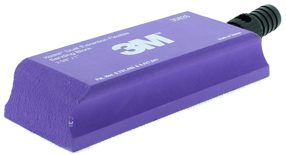 Gereduceerde Prijs 3M 35826 Hookit Flexibel Schuurblok 67x178mm + Stofafzuiging