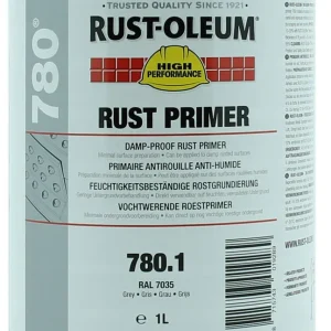 Rust-Oleum 780 Vochtwerende Roestprimer in blik Grijs - 1 liter Lage Prijs