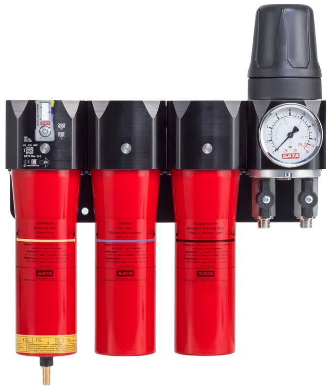 SATA 584 Persluchtfilter 3-traps Superprijs