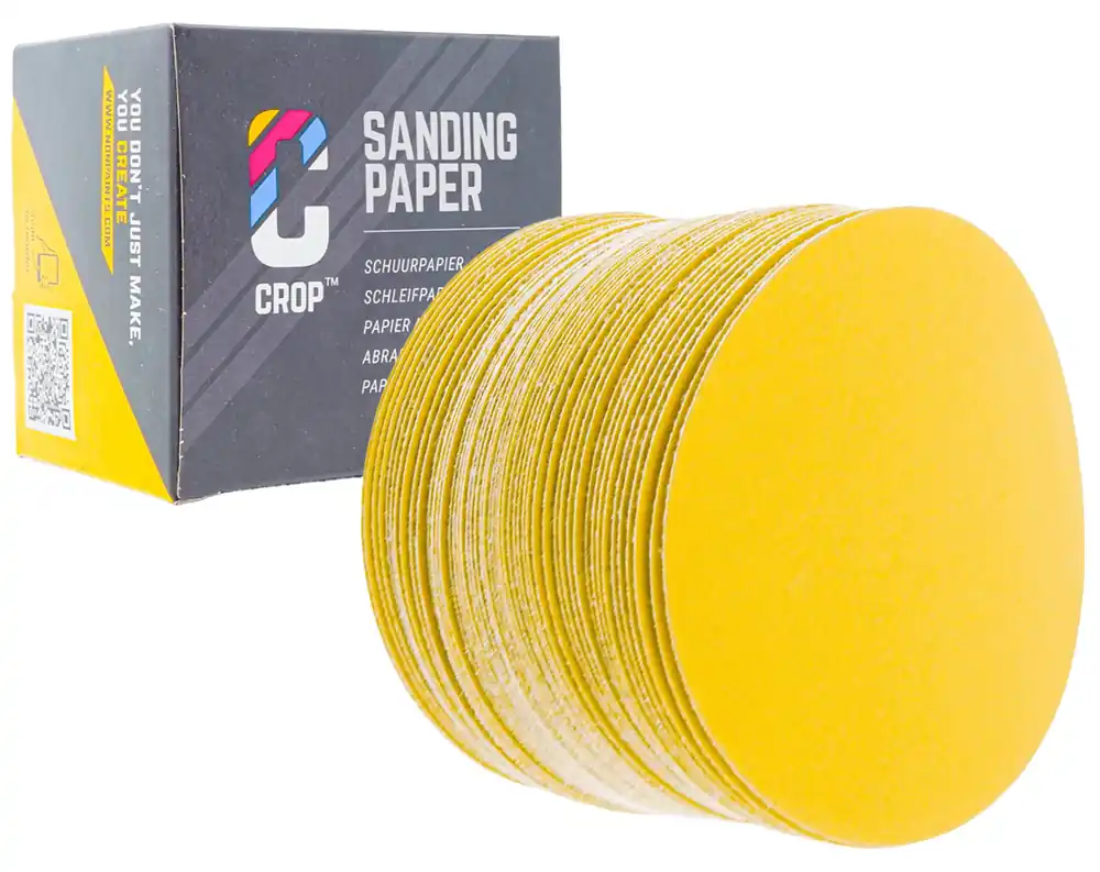Populair CROP Gold Schuurschijf 75mm korrel 240 - 50 stuks