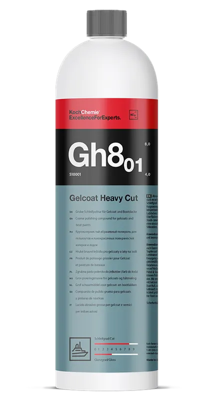 Koch Chemie Gelcoat Heavy Cut 1 liter - Grof polijstpasta Op = Op