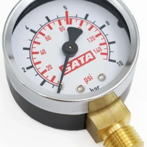 SATA Manometer 0-10 bar 50mm Direct Verzonden