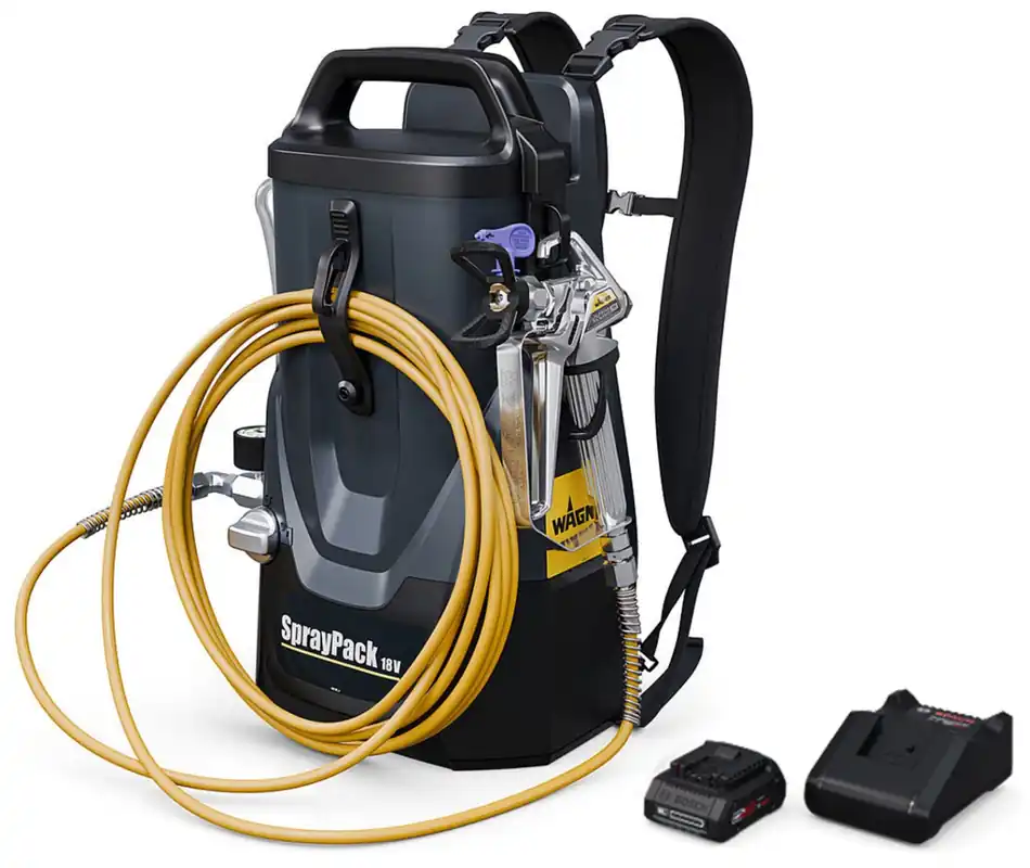 Korting Wagner SprayPack 18V - Professionele Airless Verfspuit op Accu