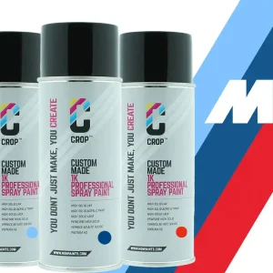 BMW M kleuren Autolak Spuitbussen Set - 3x 400ml spray Express Levering
