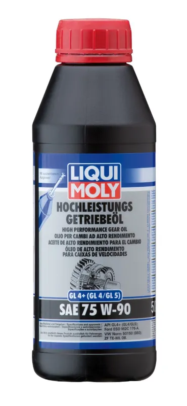 Liqui Moly Versnellingsbakolie (GL4+) SAE 75W-90 500ml Gratis Retour