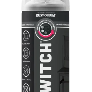 Direct Verzonden Rust-Oleum Switch Spuitbus Verf Mat 400ml - Zwart